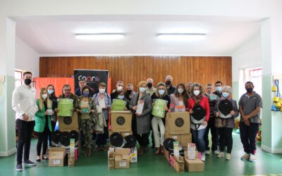 La campaña ‘Lápices y sonrisas’ del Clúster de Automoción de Aragón dona material escolar por valor de 8.500 euros a niños de familias desfavorecidas