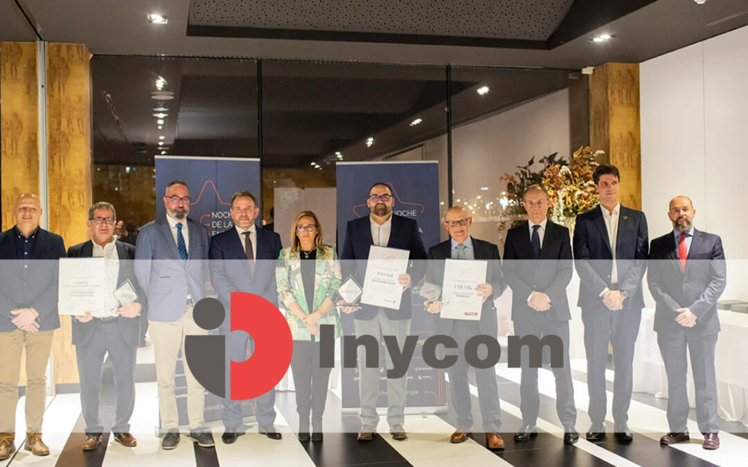El Clúster de la Energía de Aragón premia a Inycom por su sostenibilidad