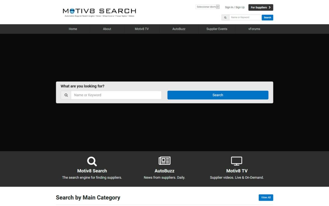 Marketplace virtual Motiv8 Search