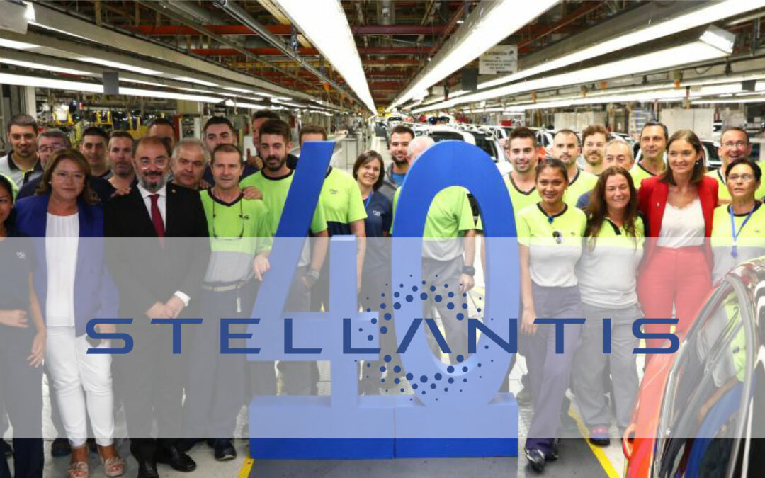Stellantis Zaragoza celebra su 40º aniversario con la adjudicación de un nuevo modelo electrificado