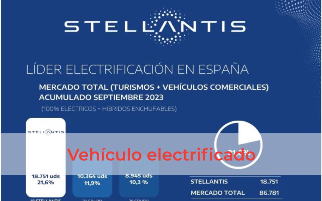 Stellantis, líder del mercado total electrificado español en lo que va de año